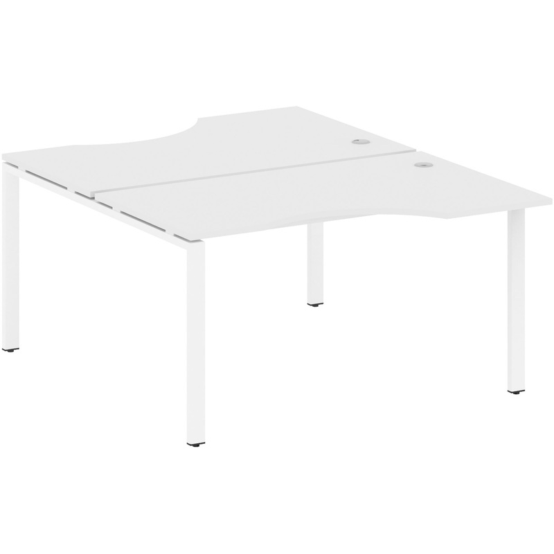 Изображение товара Рабочая станция Metal System Style БП.РАС-СА-2.2 белая 1400x1835x750 мм