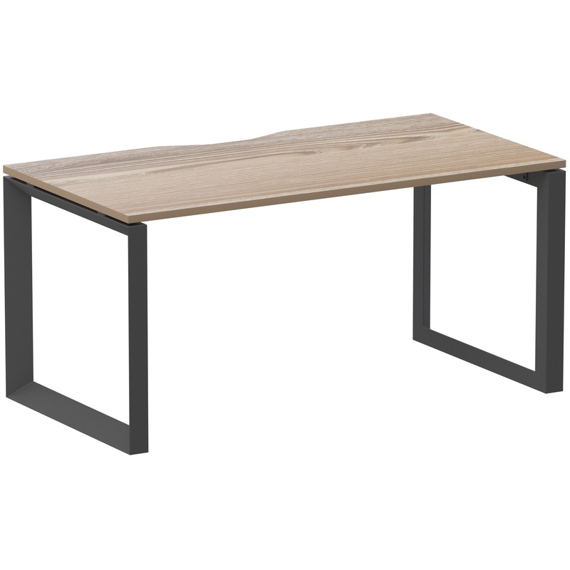 Изображение товара Стол прямой Аргентум НТМП.О-140 (дуб сафари/антрацит, 1400х730х750 мм)