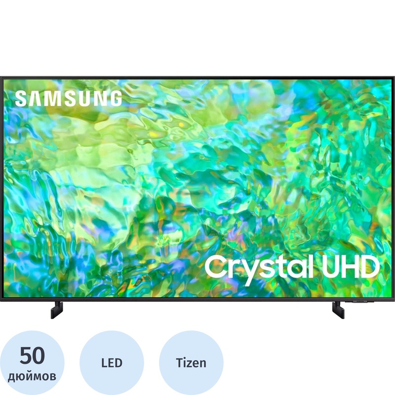 Изображение товара Телевизор Samsung UE50CU8000UXRU 50 4K Smart TV Wi-Fi HDR черный