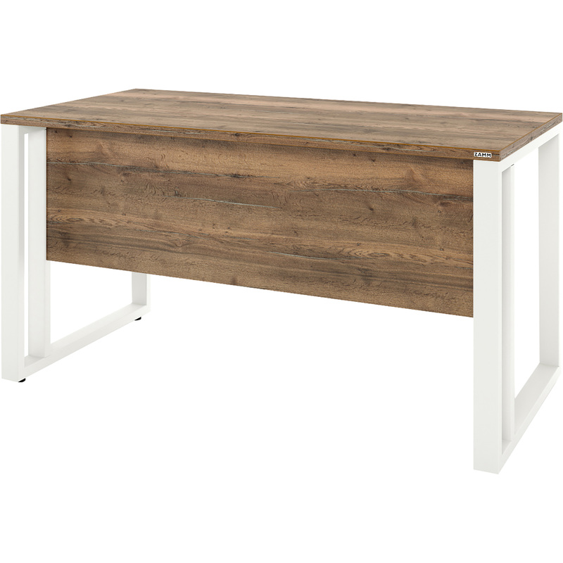 Изображение товара Стол письменный Zamm Статус 10829 дуб галифакс олово 1400х700х745 мм