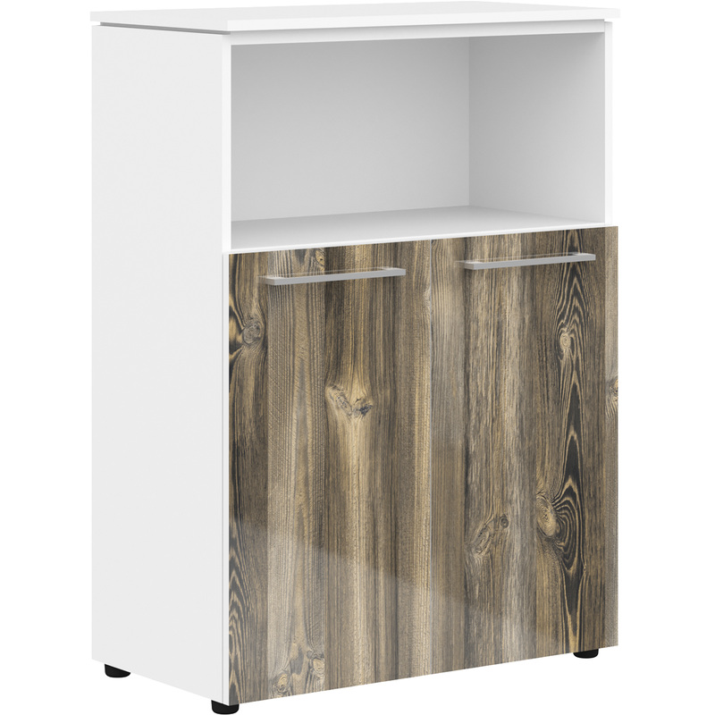 Изображение товара Шкаф для документов Morris MMC 85.3 дуб базель/белый 854х423х1188 мм