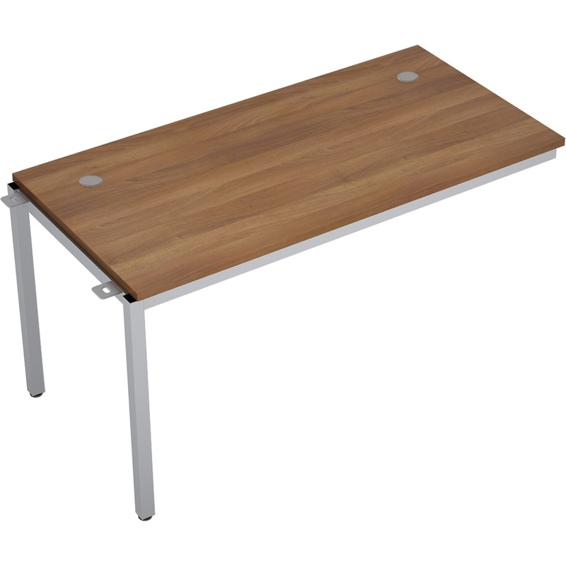 Изображение товара Элемент офисной мебели Avance 6МБС.179 шамони тёмный/алюминий матовый 1400х700х750 мм