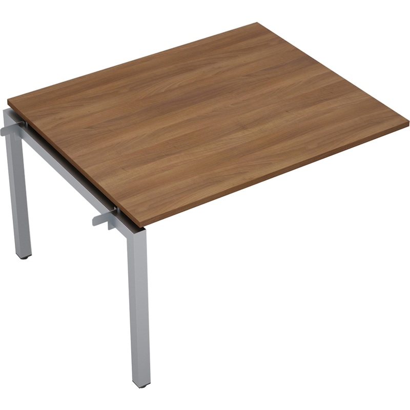 Изображение товара Элемент стола для переговоров Avance 6МПС.502 шамони тёмный/алюминий матовый 1200х1000х750 мм