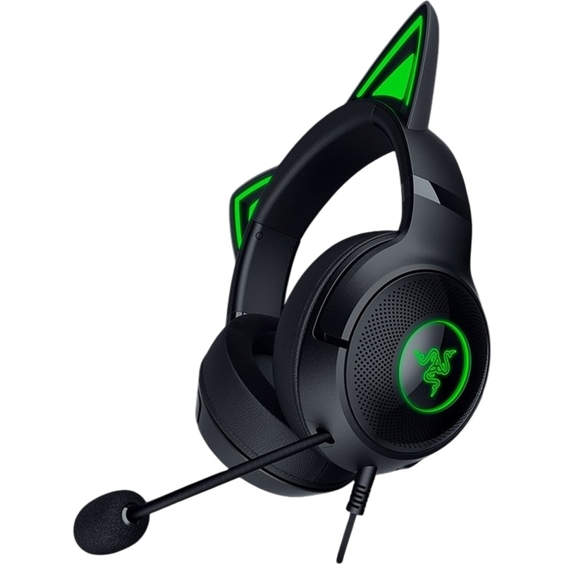 Изображение товара Геймерская проводная гарнитура Razer Kraken Kitty V2 с объемным звуком USB