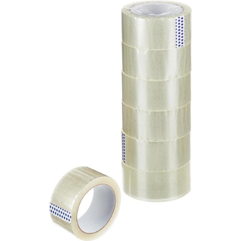 Изображение товара Уценка Клейкая упаковочная лента 48 мм х 66 м прозрачная 72 шт