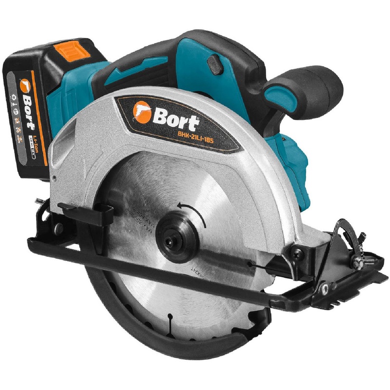 Изображение товара Пила циркулярная аккумуляторная Bort BHK-21LI-185 (93418590)