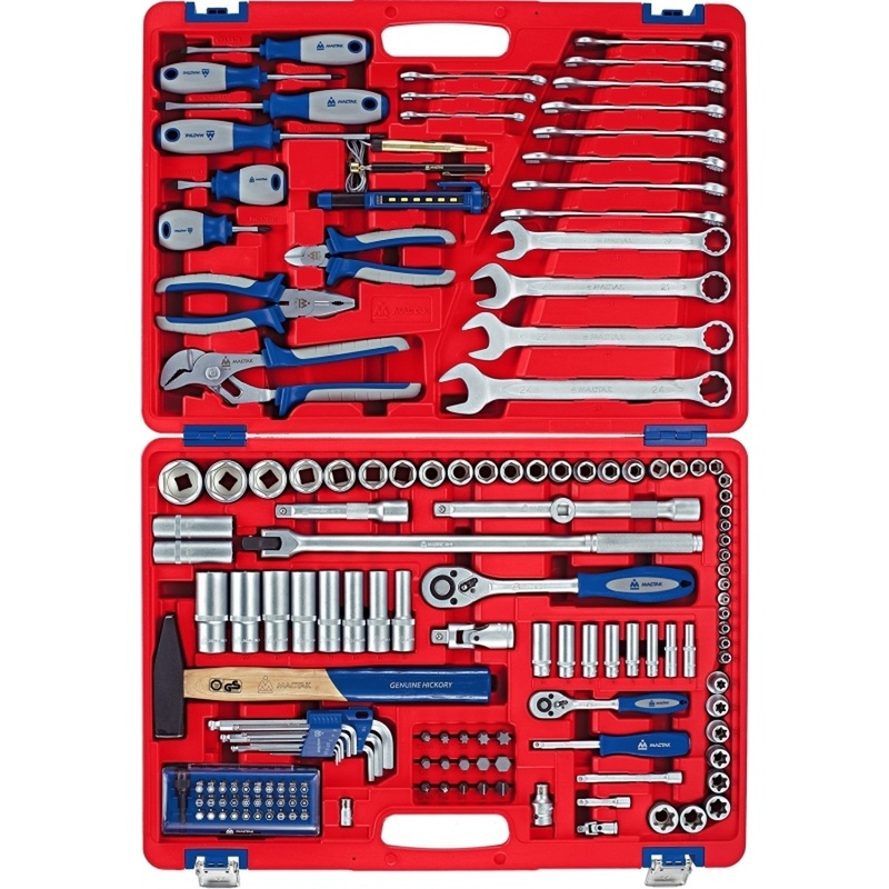 Изображение товара Набор инструмента Мастак 155 предметов (01-155C) для бытового использования