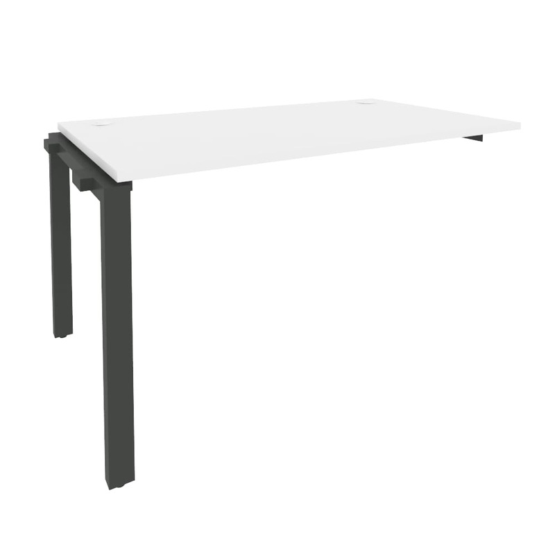 Изображение товара Рабочая станция Onix-П O.MP-1.NRS-3.8 белый бриллиант/антрацит 1380х800х750 мм