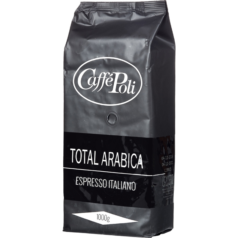 Изображение товара Кофе в зёрнах Caffe Poli Arabica 100% 1 кг пакет
