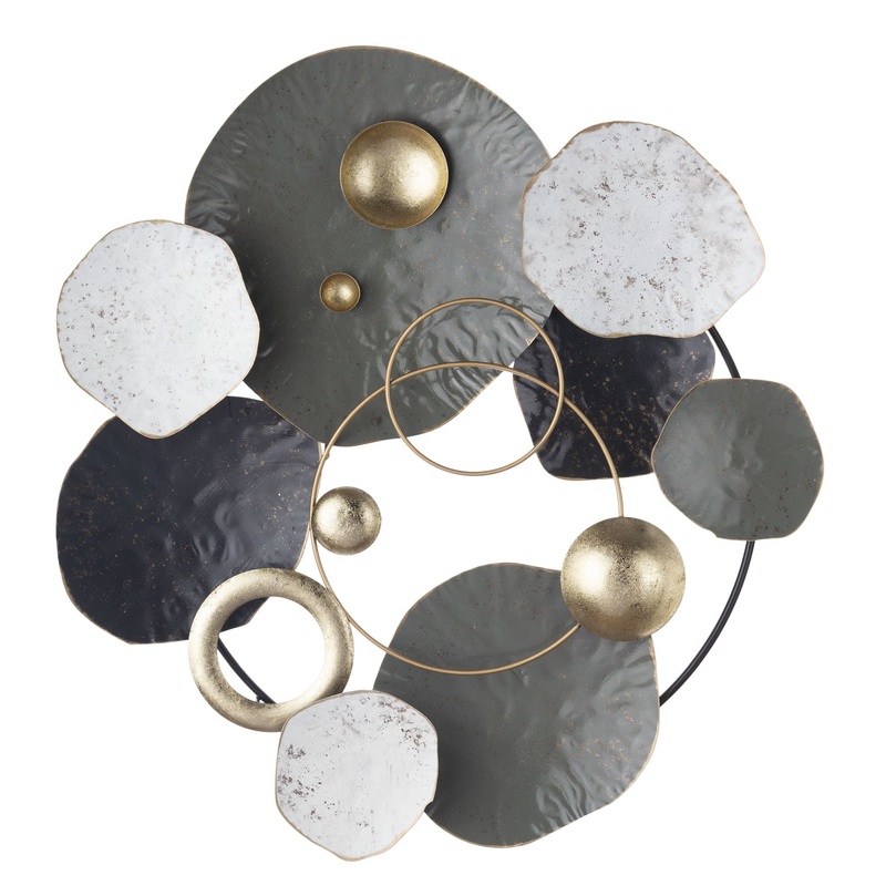 Изображение товара Настенное металлическое панно Tomas Stern 93073 59x59 см для современного интерьера