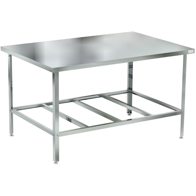 Изображение товара Стол разделочный Кобор СР 60 60 430 серый 870x600x600 мм