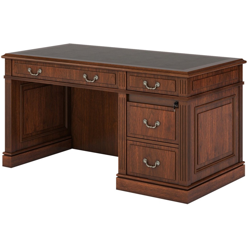 Изображение товара Стол руководителя письменный Inter (орех американский, 1500х750х780 мм)