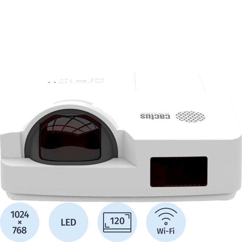Изображение товара Проектор Cactus CS-V2.WT для домашнего кинотеатра с Wi-Fi Bluetooth 1920x1080