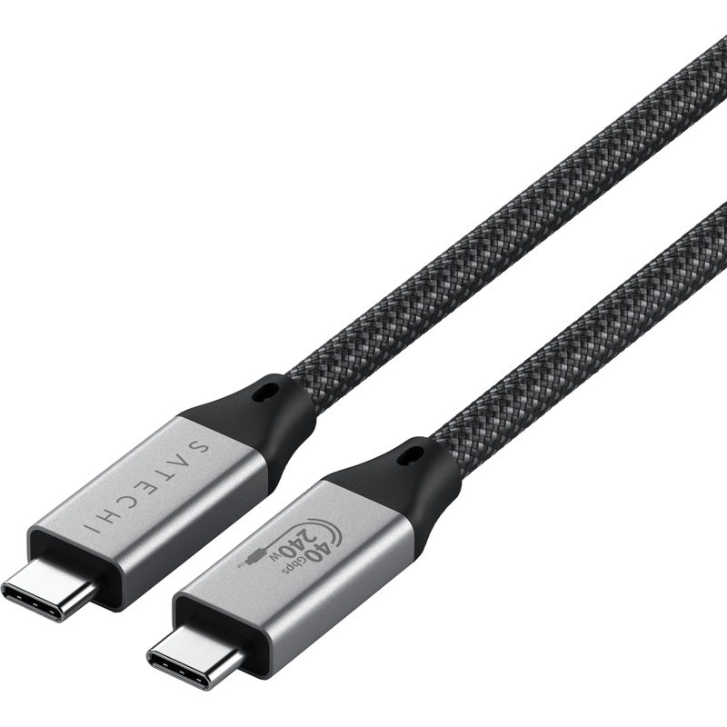 Изображение товара Кабель Satechi USB Type-C - USB Type-C 1.2 метра (ST-YU4120M) Изображение товара Кабель Satechi USB Type-C - USB Type-C 1.2 метра (ST-YU4120M)
