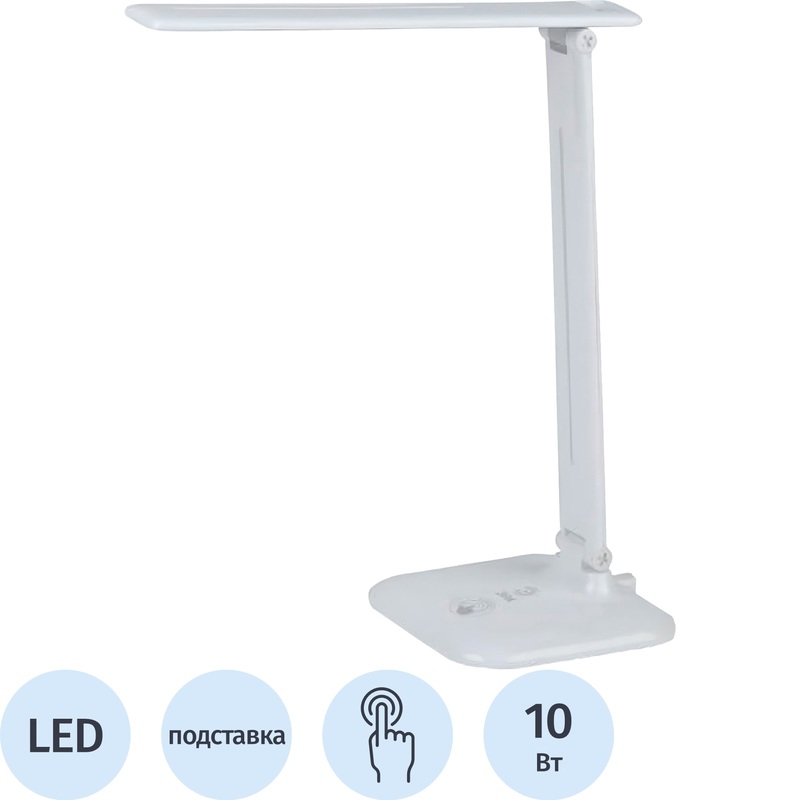 Изображение товара Настольный светильник Эра NLED-462-10W-W белый с сенсорным управлением