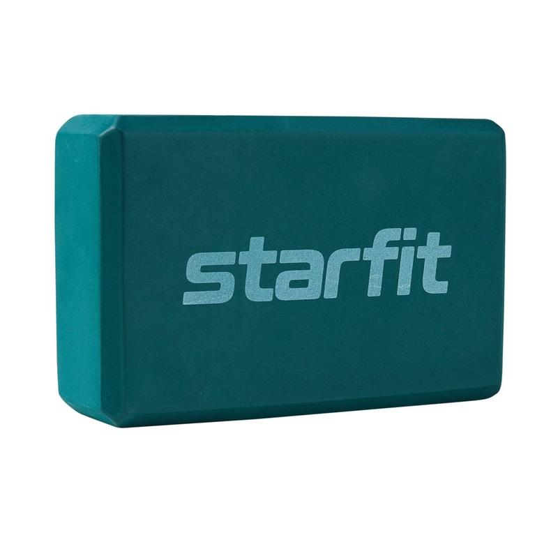 Изображение товара Блок для йоги Starfit YB-200 изумрудный 22.5х8х15 см для растяжки и поддержки