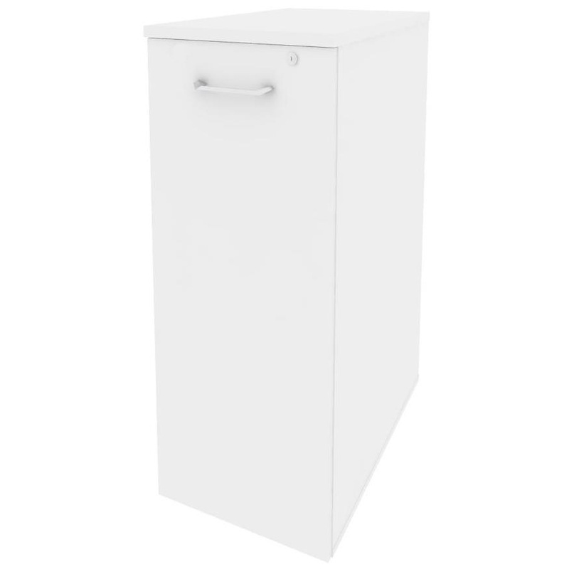 Изображение товара Тумба приставная Onix O.VTPO-7 с центральным замком белый бриллиант 432х720х1120 мм