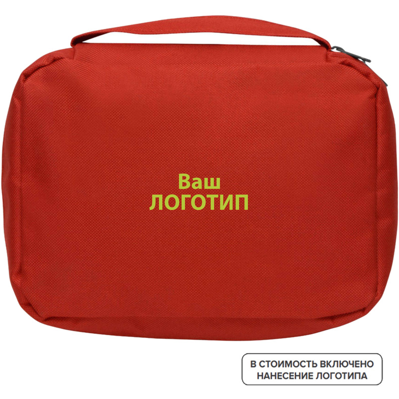 Изображение товара Несессер Promo из полиэстера красный (50штук в упаковке) с лого
