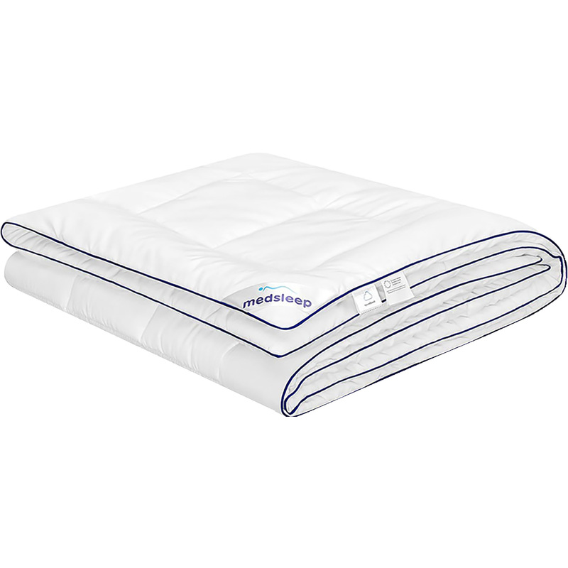 Изображение товара Одеяло 1.5-спальное Medsleep 140x200 см с кантом белое