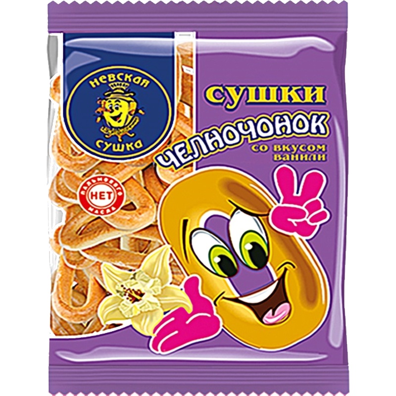 Изображение товара Сушки Невская сушка Челночонок с ванилью 350 г