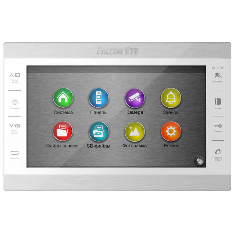 Изображение товара Монитор видеодомофона Falcon Eye Atlas Plus HD белый 10 дюймов с сенсорным экраном