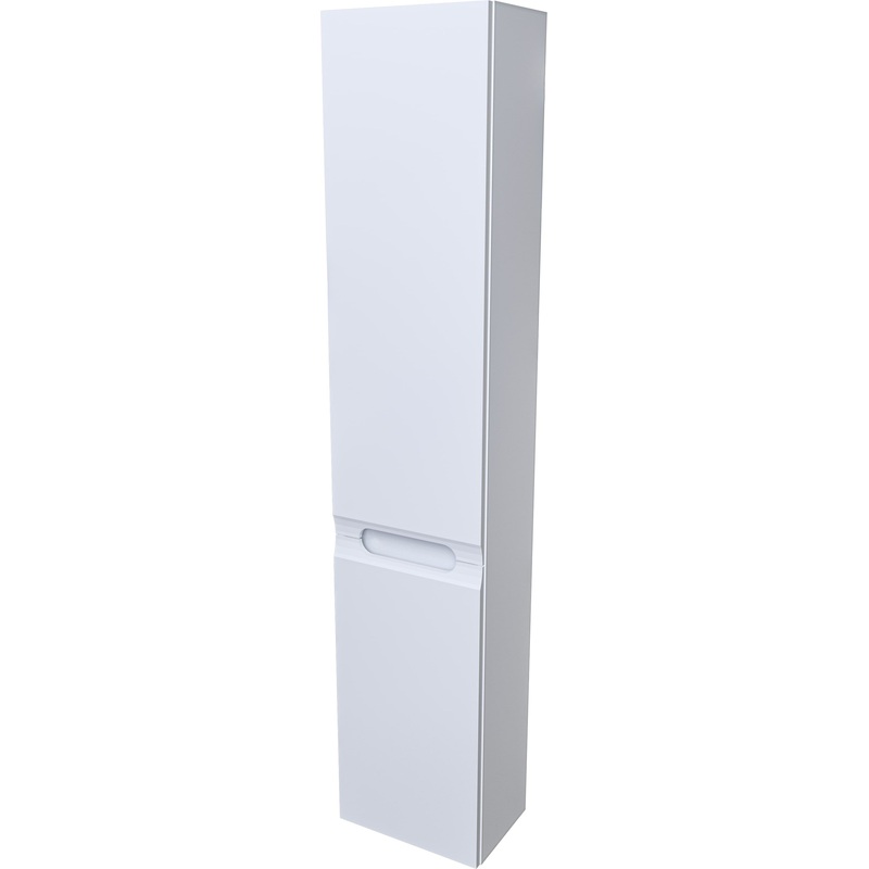 Изображение товара Шкаф подвесной Мила белый 306х210х1498 мм современный дизайн