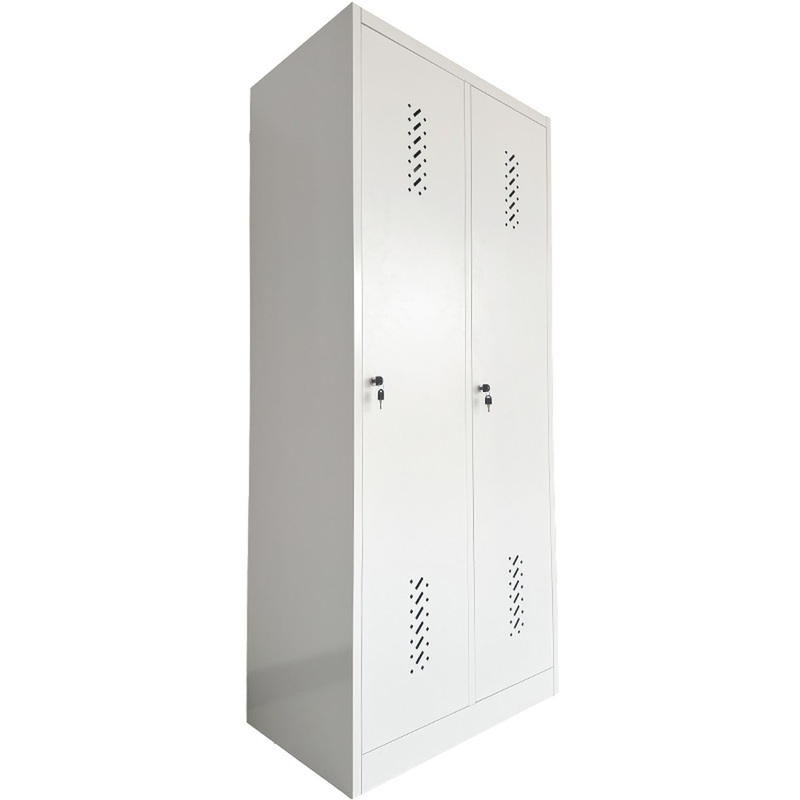 Изображение товара Металлический шкаф для одежды Комус Мебель 22-80 800х500х1830 мм серый