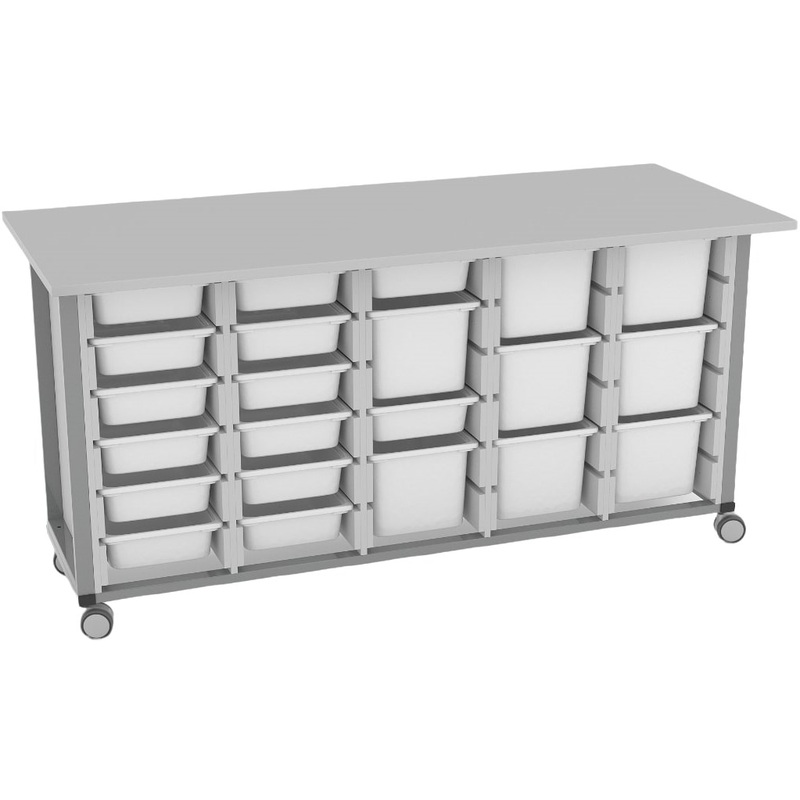 Изображение товара Стол демонстрационный (серый, 1800х750х905 мм)