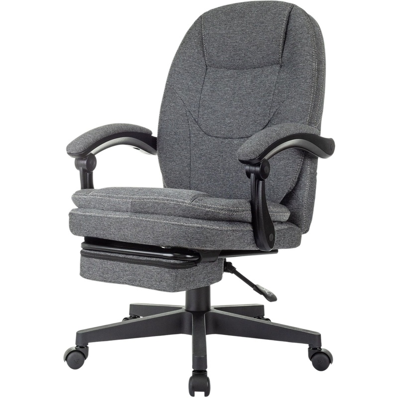 Изображение товара Уценка. Кресло для руководителя Бюрократ CH-868MSG-BF с массажным модулем серое (ткань, пластик)