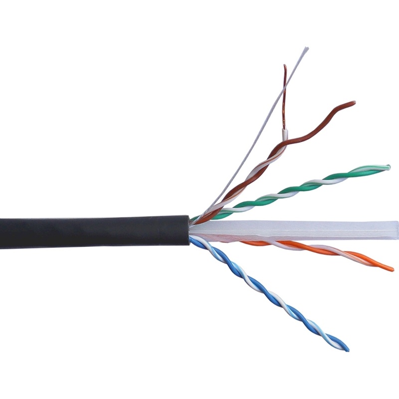 Изображение товара Кабель витая пара TWT 6UTP-UNV cat 6 305 м черный уличный кабель