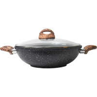 Сотейник Panairo Eco induction 28 см литой алюминий с крышкой