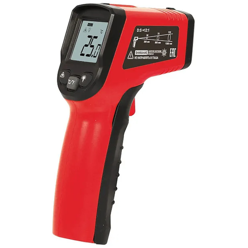 Изображение товара Пирометр RGK PL-6 с поверкой - бесконтактный термометр о сделанию от -30 до +400 градусов