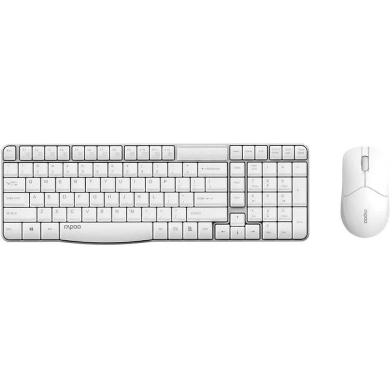 Изображение товара Комплект беспроводной клавиатура и мышь Rapoo X1820 (X1820-WHT)