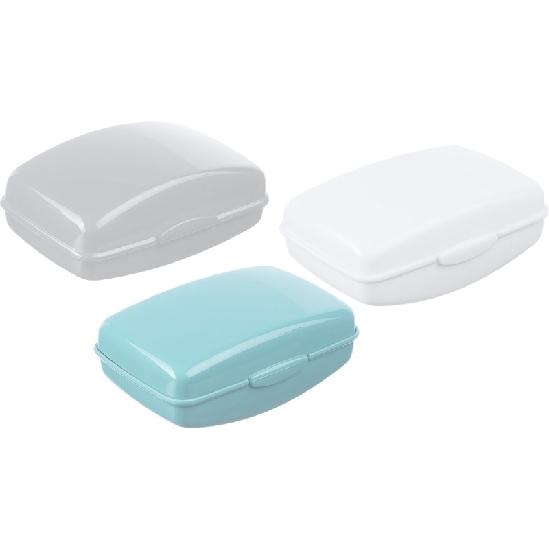 Изображение товара Мыльница М-Пластика пластиковая с крышкой компактная и удобная