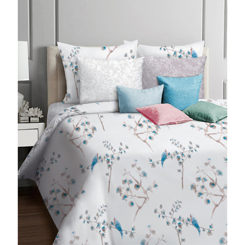 Изображение товара Постельное белье Mona Liza Birds евро бязь 100% хлопок стильный комфорт