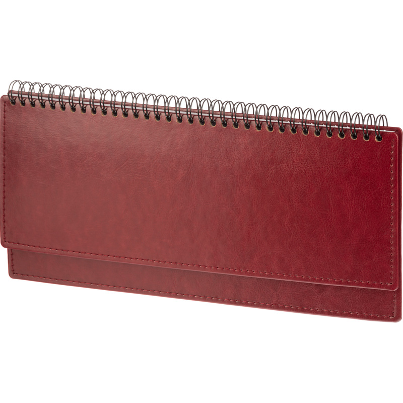 Изображение товара Планинг датированный 2026 год Attache Agenda искусственная кожа 303х150 мм 60 листов бордовый