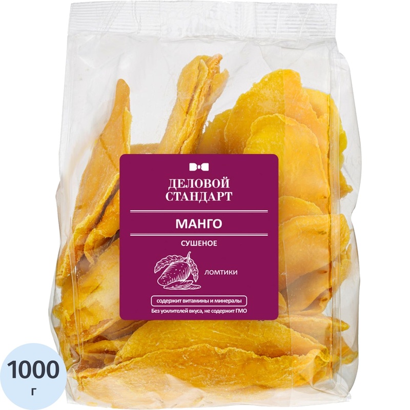 Изображение товара Мангo Деловой Стандарт лепестки 200 г сушеные сладкие витаминизированные