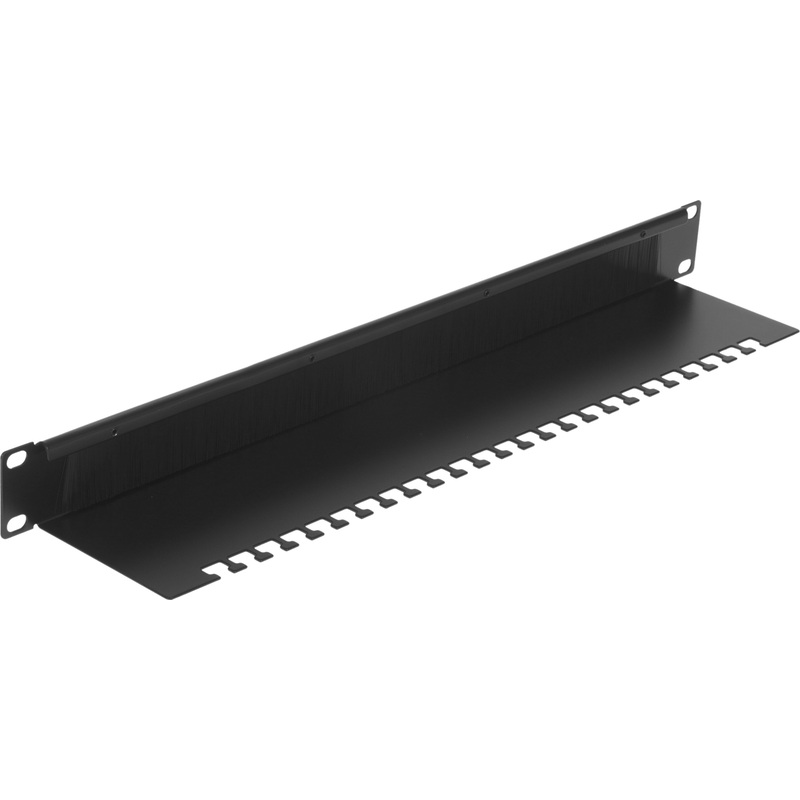 Изображение товара Кабельный органайзер Lanmaster LAN-ORG/BPSB-1U черный для организации кабелей