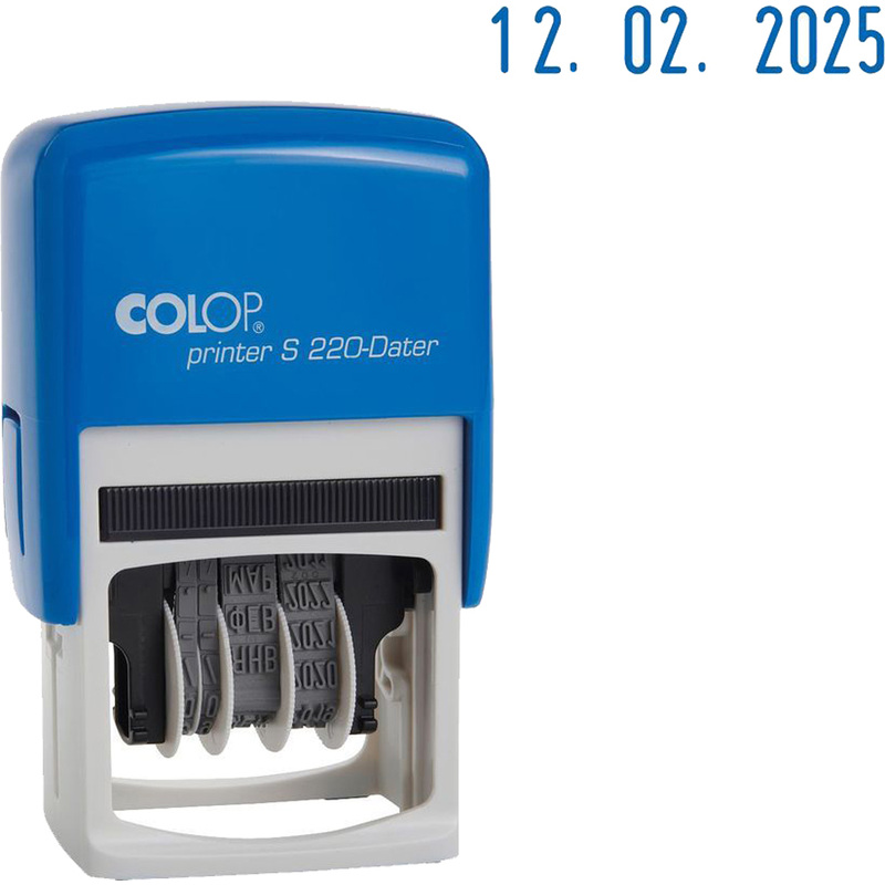 Изображение товара Автоматический датер Colop S 220 Bank пластиковый для документов 4x25 мм