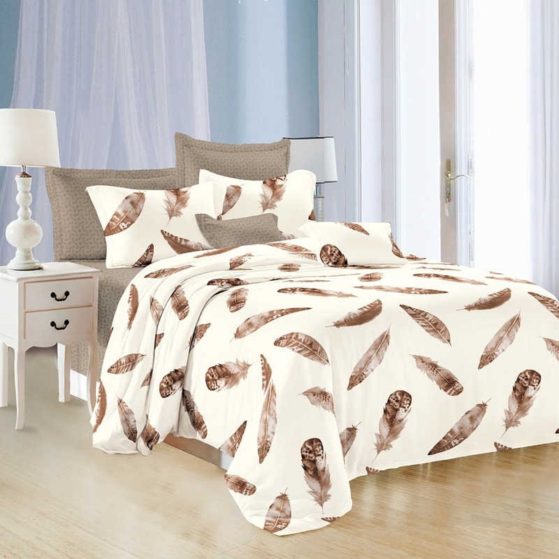 Изображение товара Комплект постельного белья Эльф Satin Collection Сирин 2-спальный микросатин 70x70 см