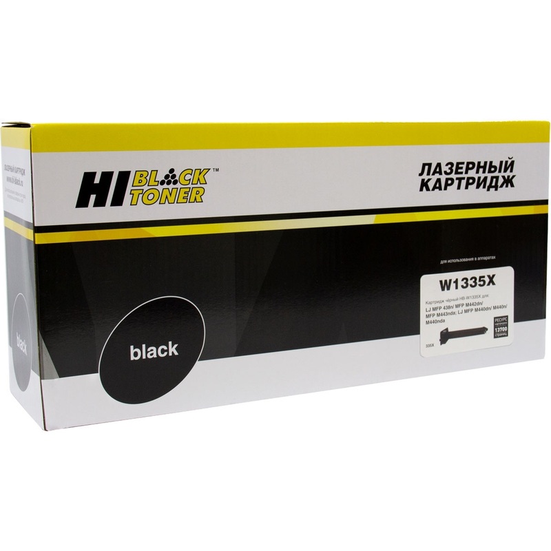 Изображение товара Тонер-картридж Hi-Black 335X HB-W1335X для HP черный повышенной емкости