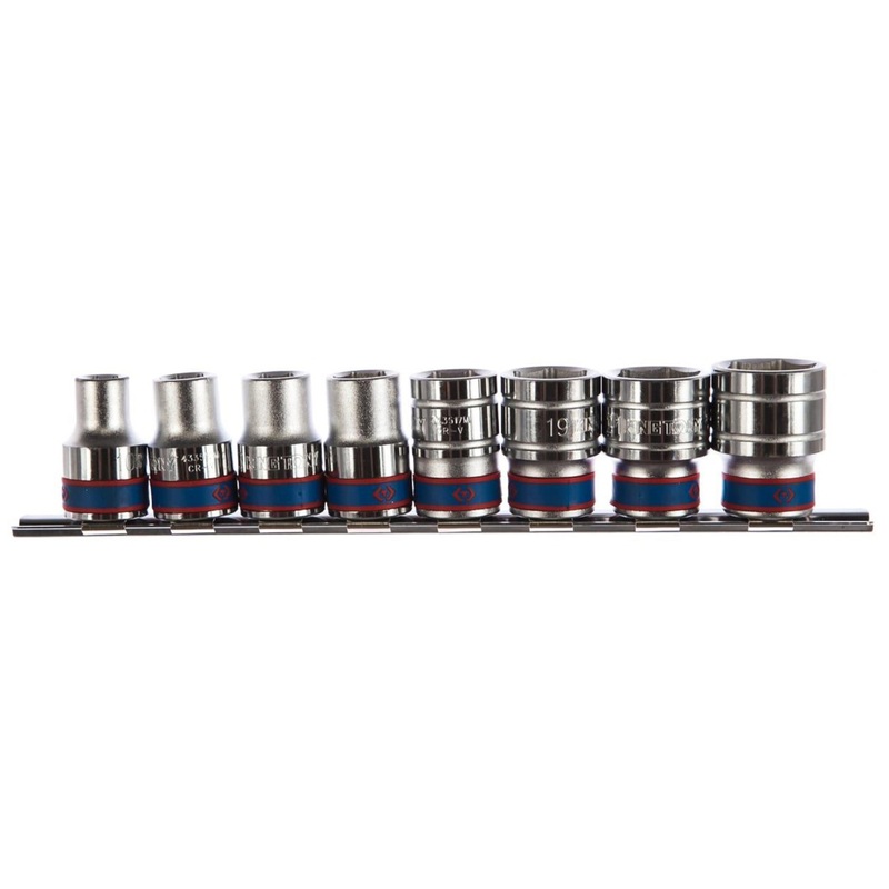 Изображение товара Набор головок шестигранных King Tony 4510MR 10-22 мм 1/2" 8 предметов