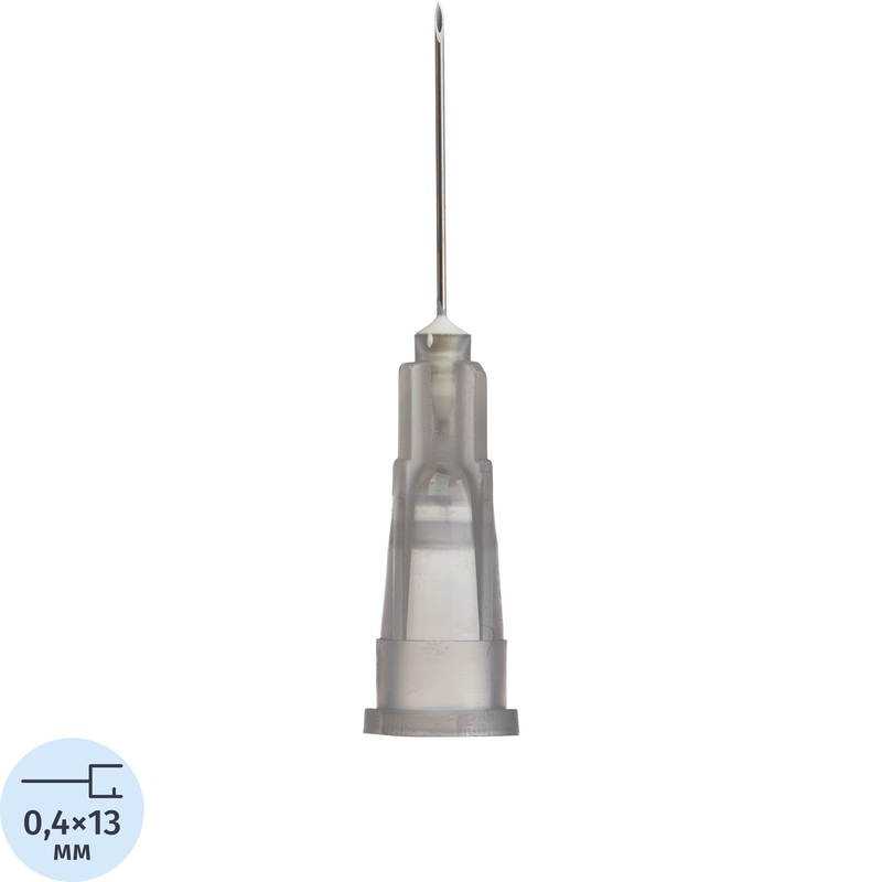 Изображение товара Игла инъекционная Paramed Luer 27G (0.4x13 мм), 100 штук