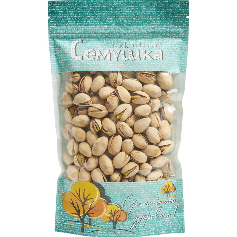 Изображение товара Фисташки Семушка жареные соленые 220 г - вкусная и полезная ореховая закуска