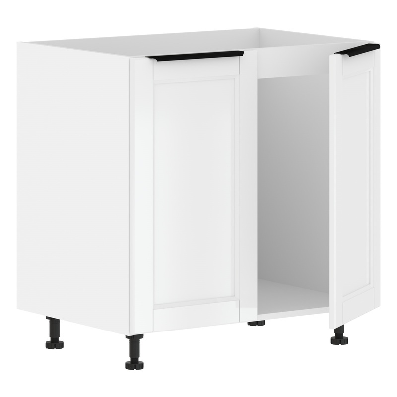 Изображение товара Шкаф напольный под мойку Sicilia (белая эмаль/белый, 800х560х820 мм)