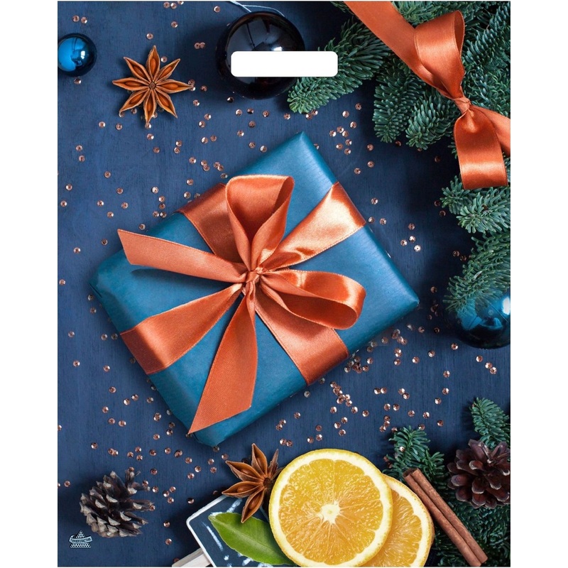 Изображение товара Пакет подарочный Тикопластик с апельсинами 47.5x39x7 см