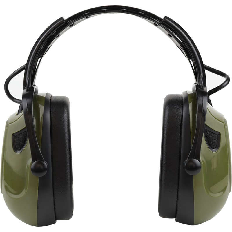 Изображение товара Наушники активные противошумные Ампаро Кедр А 29 дБ зелёные для защиты слуха