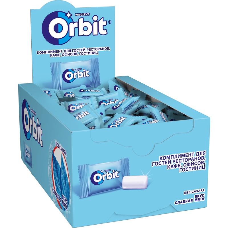 Изображение товара Жевательная резинка Orbit Сладкая мята 408 г