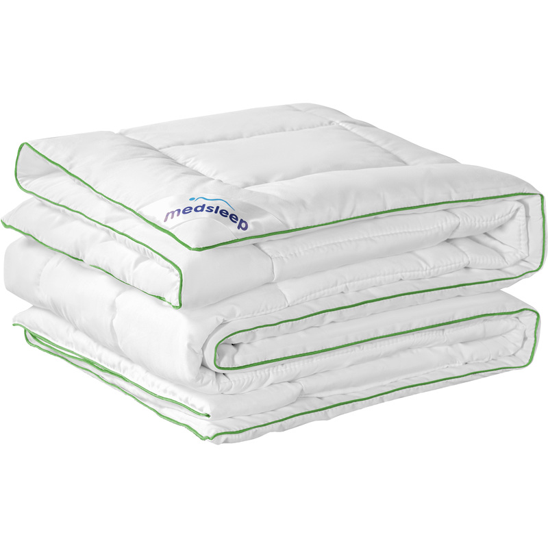 Изображение товара Одеяло 1.5-спальное Medsleep 140x200 см стёганое с кантом белое (1014.00747) Изображение товара Одеяло 1.5-спальное Medsleep 140x200 см стёганое с кантом белое (1014.00747)