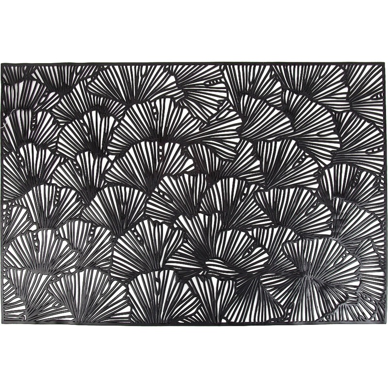 Изображение товара Салфетка сервировочная (плейсмат) Nouvelle Home Аjoure 30x45 см чёрная (4 штуки в упаковке)